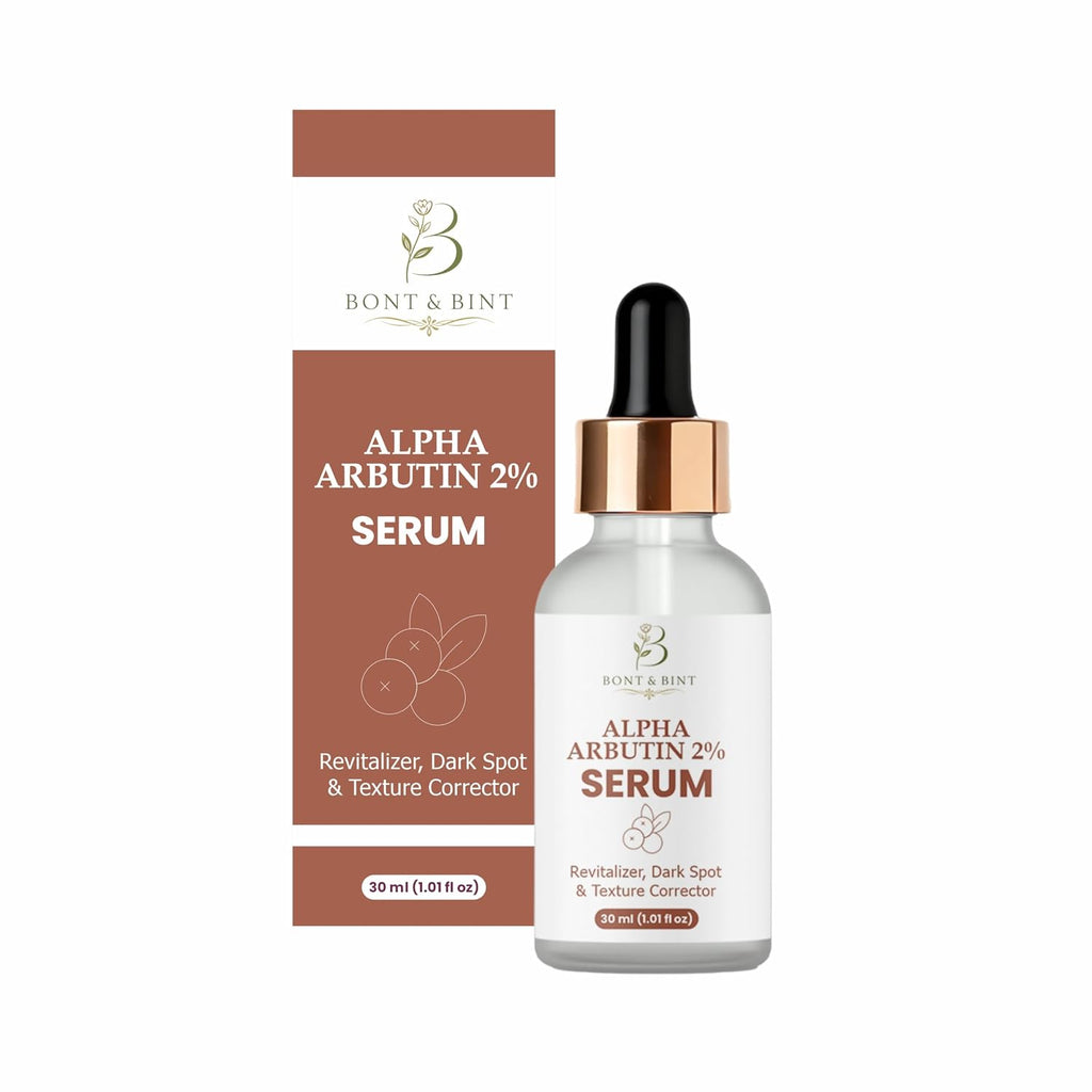 Alpha Arbutin 2% Facial Serum for Dark Spots, Hyperpigmentation & Uneven Skin Tone, Lightweight Brightening Serum for Smooth Texture, Daily Skin Revitalizer, 30ml