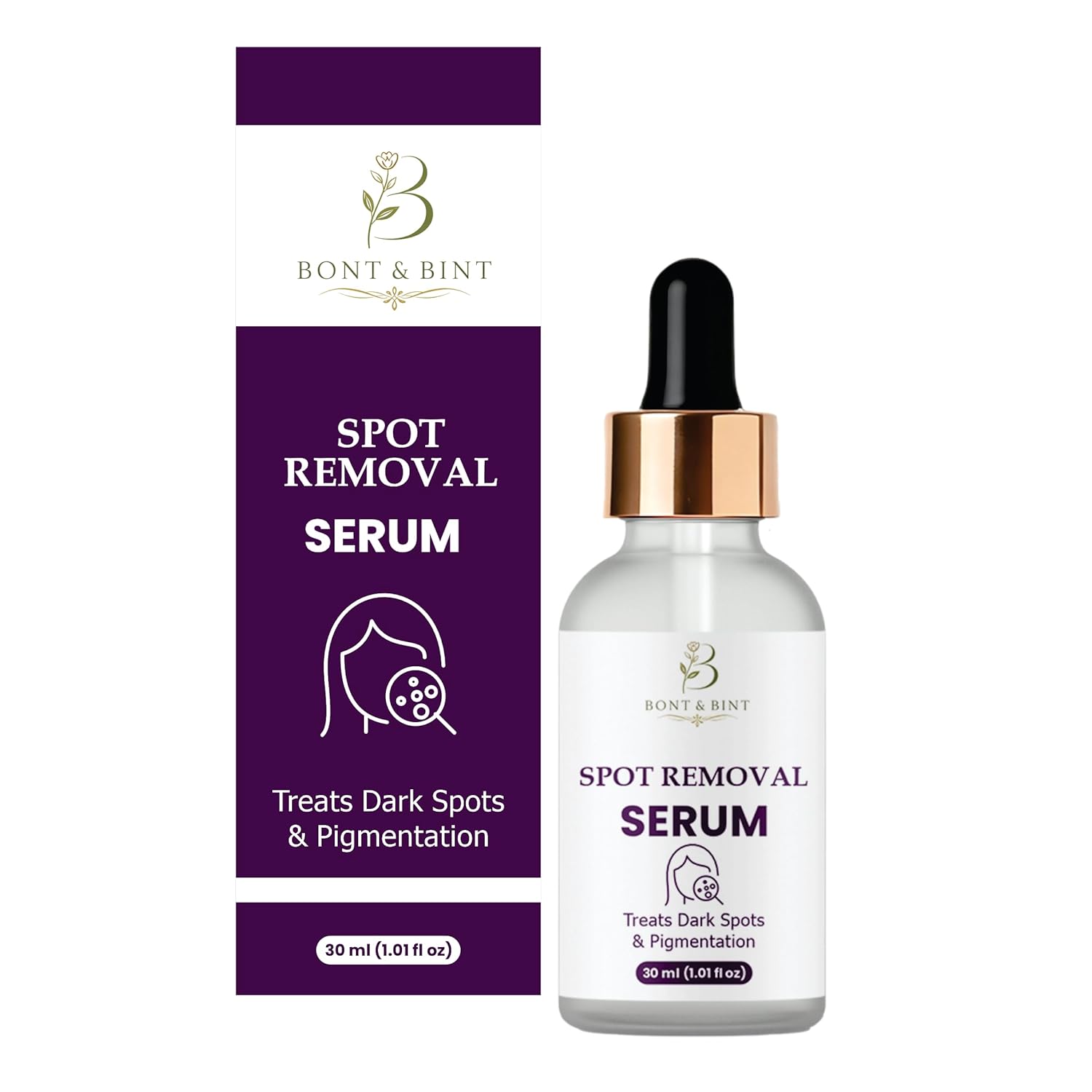 Dark Spot Correcting Face Serum for Uneven Skin Tone & Discoloration, Brightening Facial Serum for Smooth Texture & Radiant Glow, Lightweight Daily Skincare Solution, 30ml
